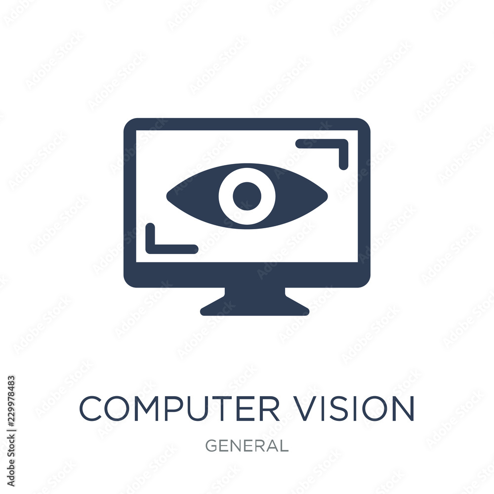 Computer vision icon